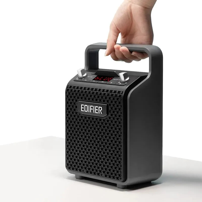 Edifier PP205 Outdoor Portable Bluetooth Speaker Line In USB TF Card Inputs 8 Hours Playback Support Wird Mic Karaoke Speaker