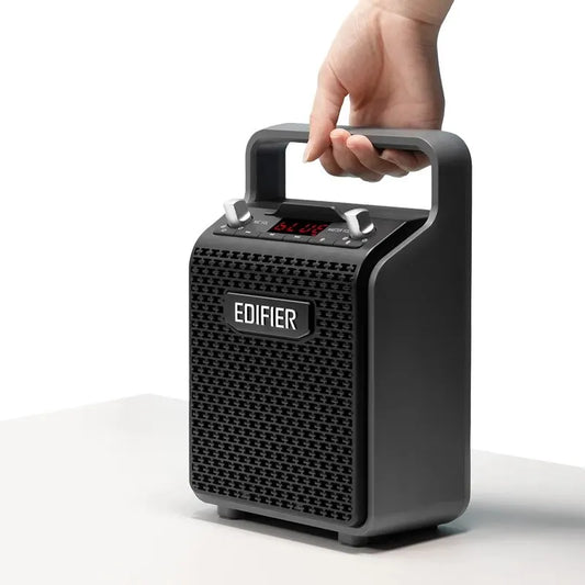 Edifier PP205 Outdoor Portable Bluetooth Speaker Line In USB TF Card Inputs 8 Hours Playback Support Wird Mic Karaoke Speaker