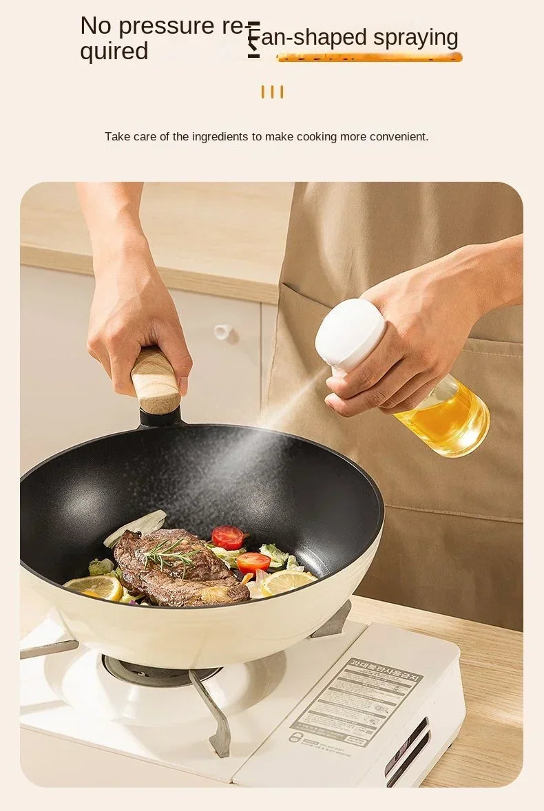 Oil Spray for Cooking Olive Oil Dispenser Plastic Bottle Sprayer Mist-Reusable Food Grade Oil Vinegar Spray Kitchen Accessories