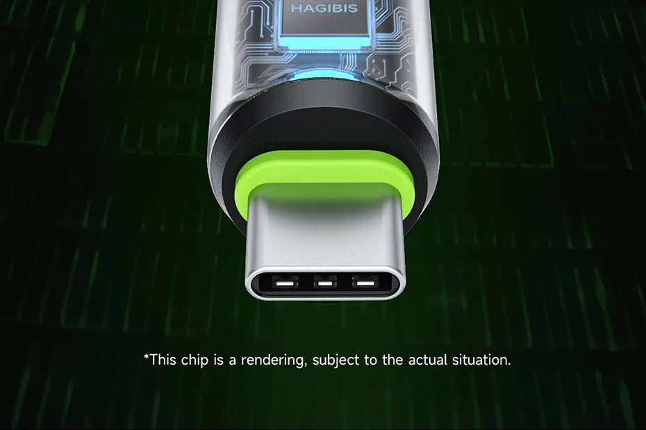 Hagibis USB C Fast Charger Cable With LED Display PD 240W 40Gbps Video Cord Compatible with Thunderbolt 4/3 For iPhone 17 Laptop