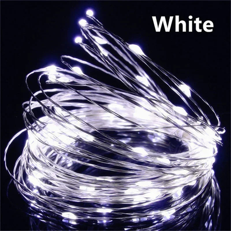 20m USB LED String Lights Fairy String Lights Warm White LED String Lights for Christmas Wedding Party Home Holiday Decoration