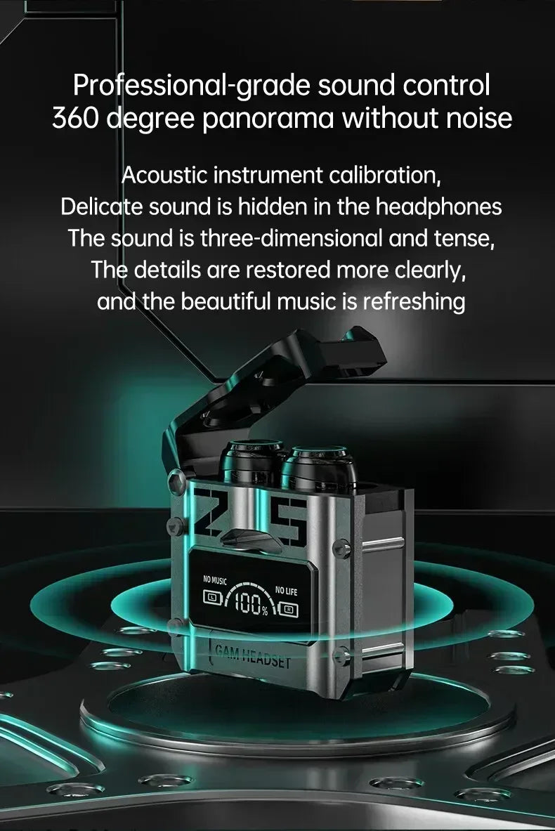 TWS Wireless Headphones Earphones Bluetooth Touch Control Noise Reduction Stereo Waterproof Earbuds Headsets