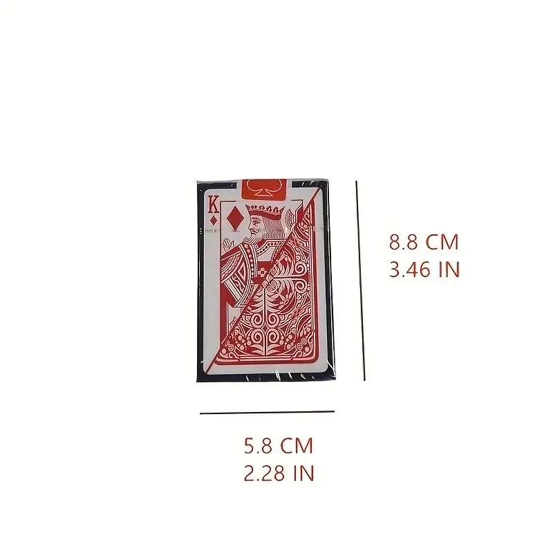 Plastic Playing Cards 5.8CMX8.8CM Waterproof Folding Repair Gram PVC Washable Adult Soha Bridge Entertainment