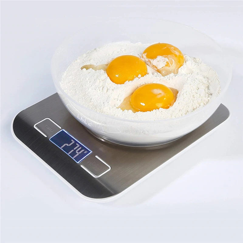 Rechargeable electronic kitchen scale