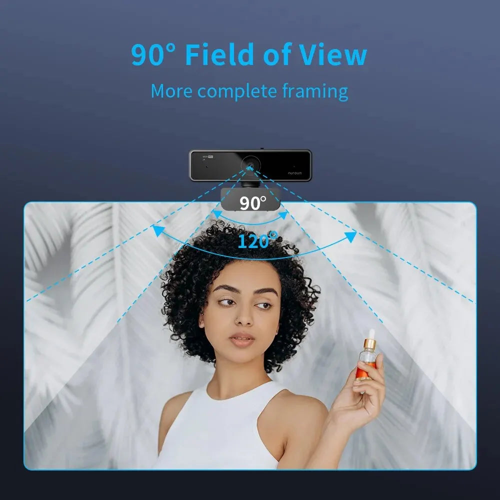 NUROUM V11 Webcam 1080p 60fps Mini Web Computer Camera Webcam For PC With Dual Microphone 1440P 30fps FHD 2K Usb Video Camera