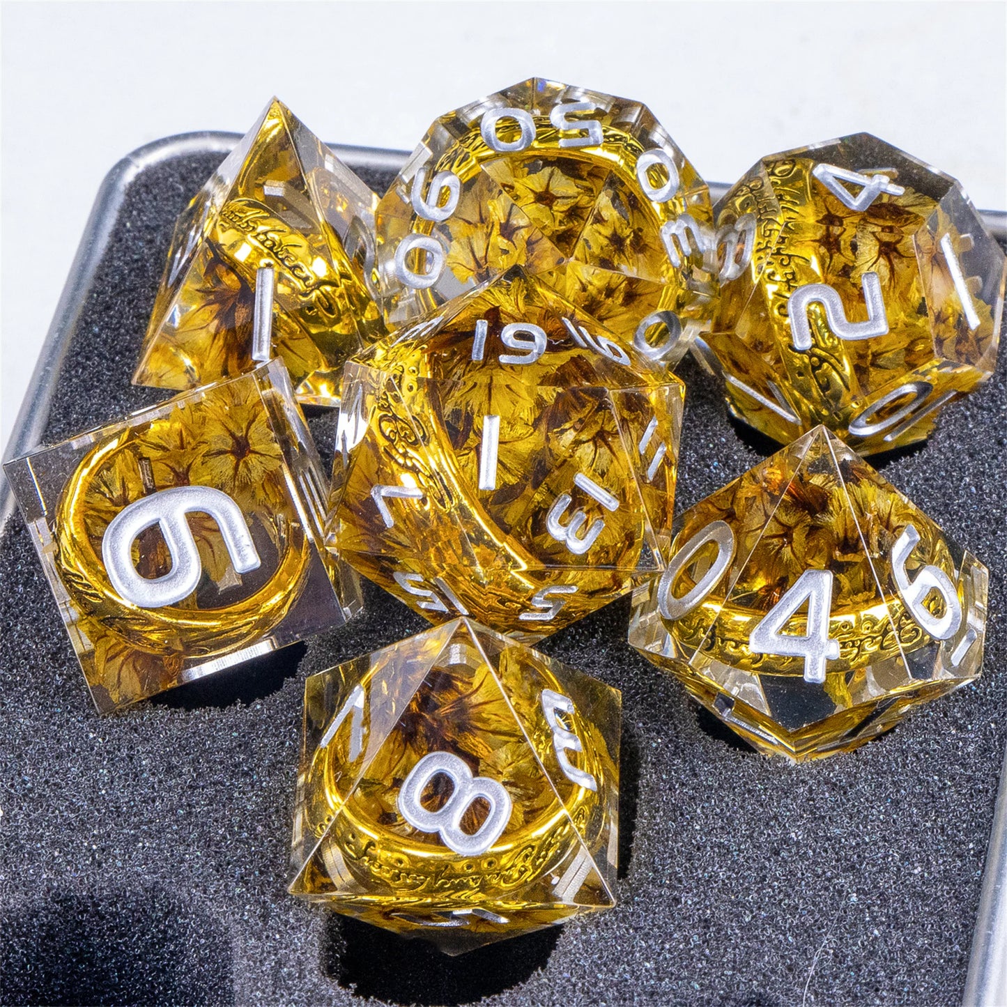 Include One Rings Dice Set, Lord of Dice Polyhedral Dice Set, The Ring Dice,  d d dice