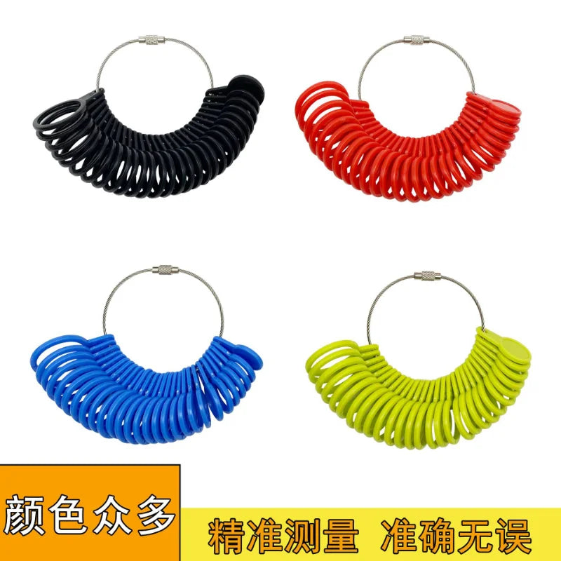 1Pc Professional Jewelry Tools Ring Mandrel Stick Finger Gauge Ring Sizer Measuring UK/US/EU/№ Size for DIY Jewelry Size ToolS