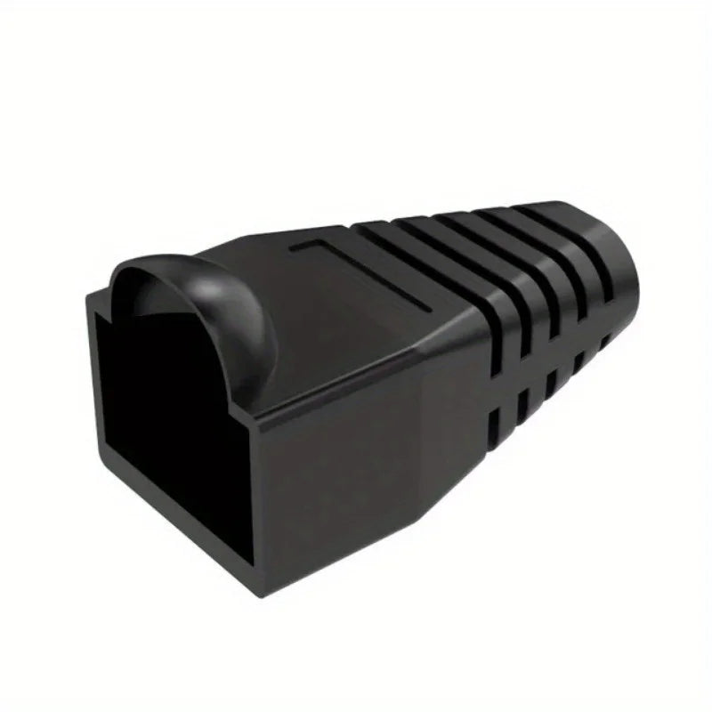 Colorful CAT5E CAT6 RJ45 Ethernet Network Connector Plug Cover Strain Relief Boots Crystal Head Protective Cable Sleeve For 8P8C