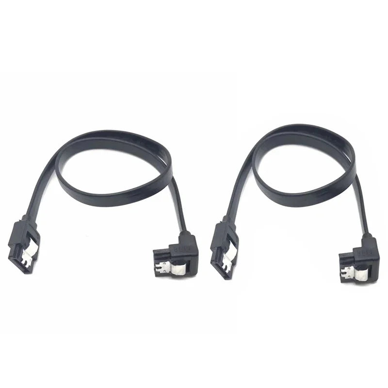 1/2PCS 50CM SATA 3.0 Data Cable High-speed Sata III Cable Adapter Connection Converter For SATA HDD SSD CD Drive Writer Desktop