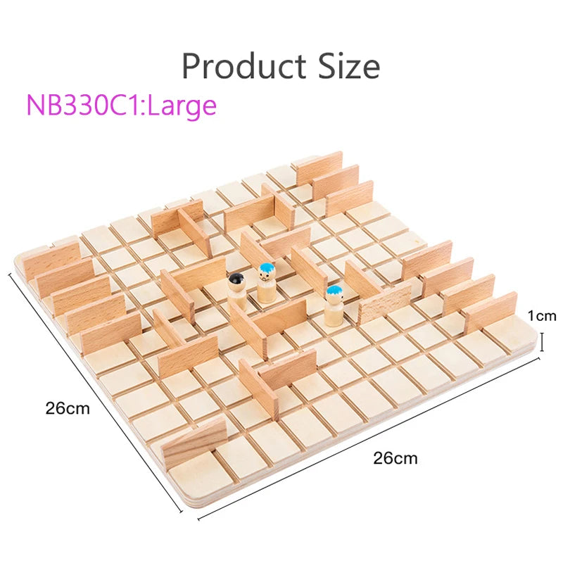 Children Logical Thinking Games Wooden Chess Toys Parent-Child Interactive Board Games Educational Toys For Kids Brain Training