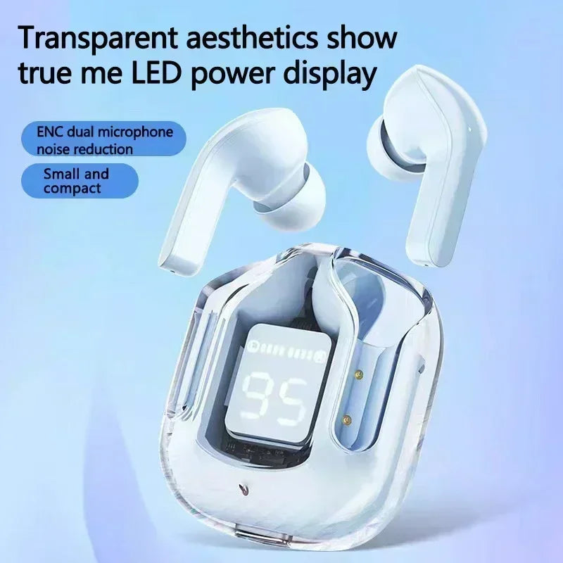 Original Bluetooth Headphones Transparent Wireless Bluetooth Headset HIFI Sound Quality Bluetooth 5.3 For Xiaomi Earbuds