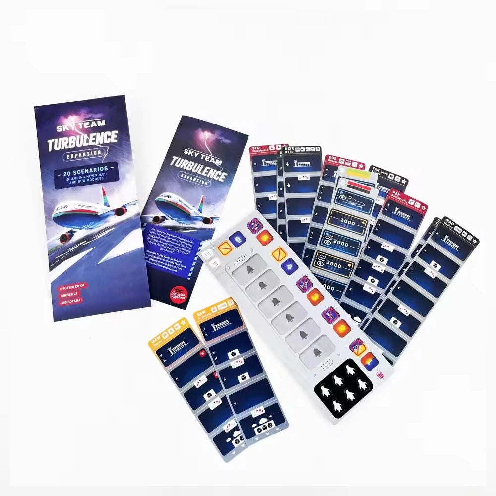 SKY TEAM EXPANSION DE TURBULENCE 20 SCENARIOS INCLUDANT NOUVELLES Règles ET NOUVEAUX MOUDLES