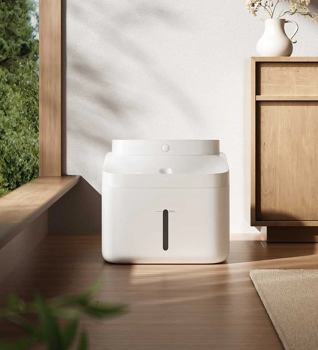 Smart Pet Drinking Fountain 2 3L Capacity Wireless Water Pump Automatic Sensing Cats and Dogs Long Battery Life