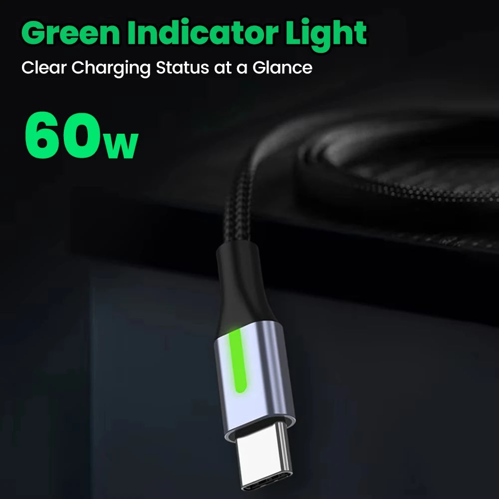 NNBILI 0.25M 0.5M Short Type C to USB C Cable Fast Charging For iPhone16 15 Xiaomi Samsung Huawei Power Bank USB C Data Cable