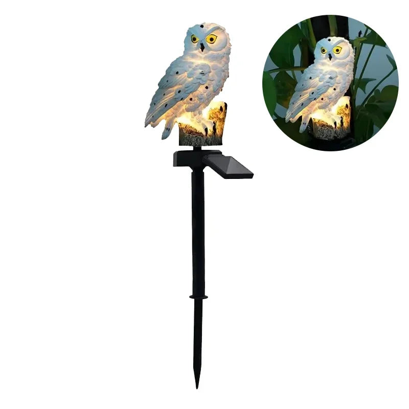 Solar Powered Owl Animal Lawn Lamp Solar Led Light Outdoor Garden Decoration Lamp Waterproof Solar Lights