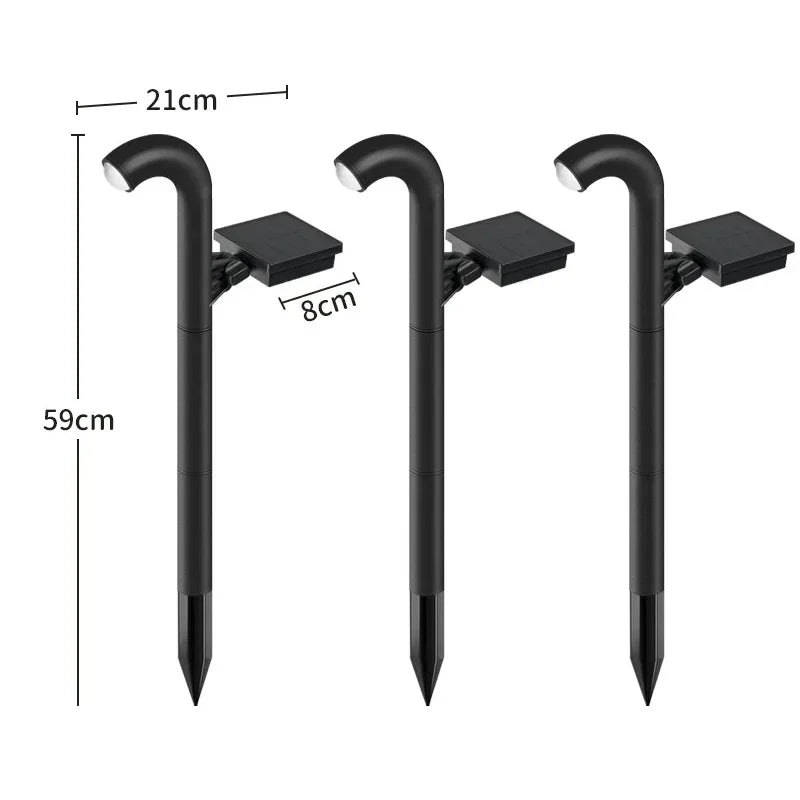 1-4 Pcs Solar LED Light Super Bright Spotlight Outdoor Lighting IP55 Waterproof Lawn Lamps Path Light for Garden Walkway Decor