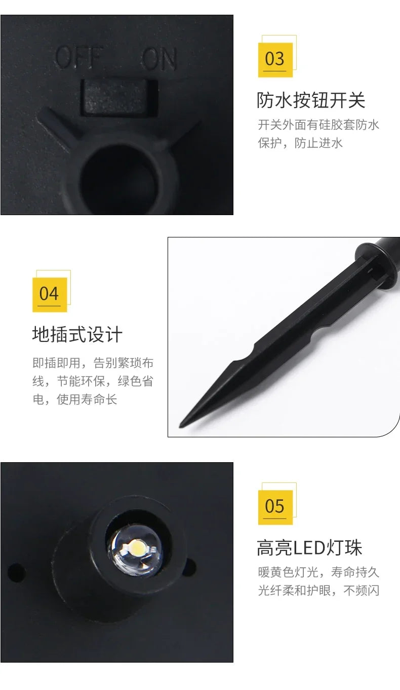 Solar Powered Owl Animal Lawn Lamp Solar Led Light Outdoor Garden Decoration Lamp Waterproof Solar Lights