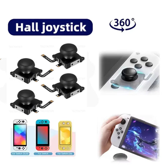 Hall Effect Replacement Joystick for NS Switch/Lite/OLED Joycon Controller Gamepad Thumb Stick Analog Repair Parts Accessories