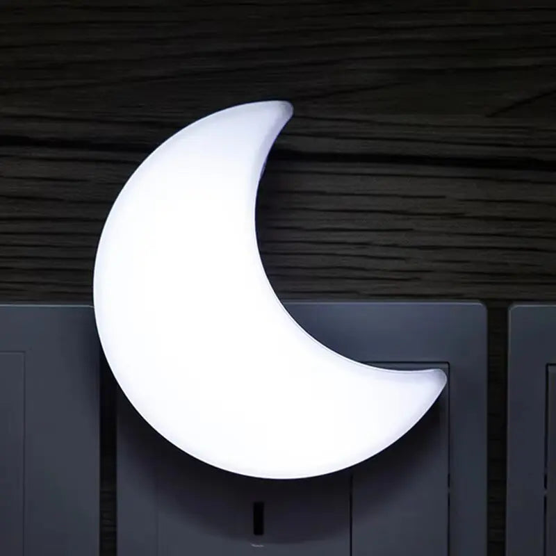 LED Moon Night Lights/Wall Lamp Cute Mini EU/US Plug Lights For Children Room Bedroom Living Room Decoration Lighting Night Lamp