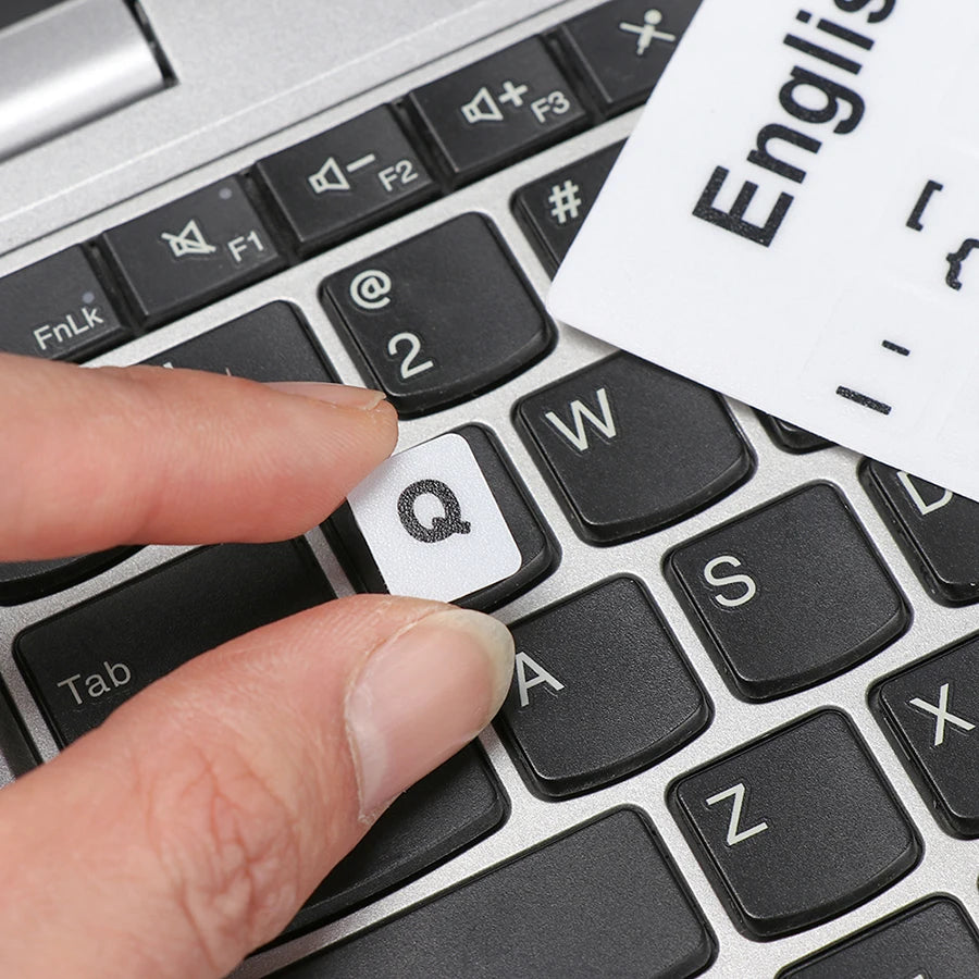 Keyboard Letters Replacement Sticker English/Korean/Spanish/Italiano/Language for Computer Laptop Notebook Desktop