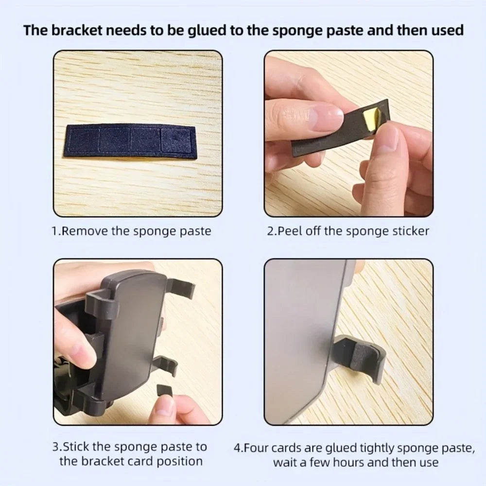 Car Mobile Phone Holder Universal Dashboard Phone Holder Easy Clip Mount Stand Cellphone Stand For GPS Navigation Hanging Holder