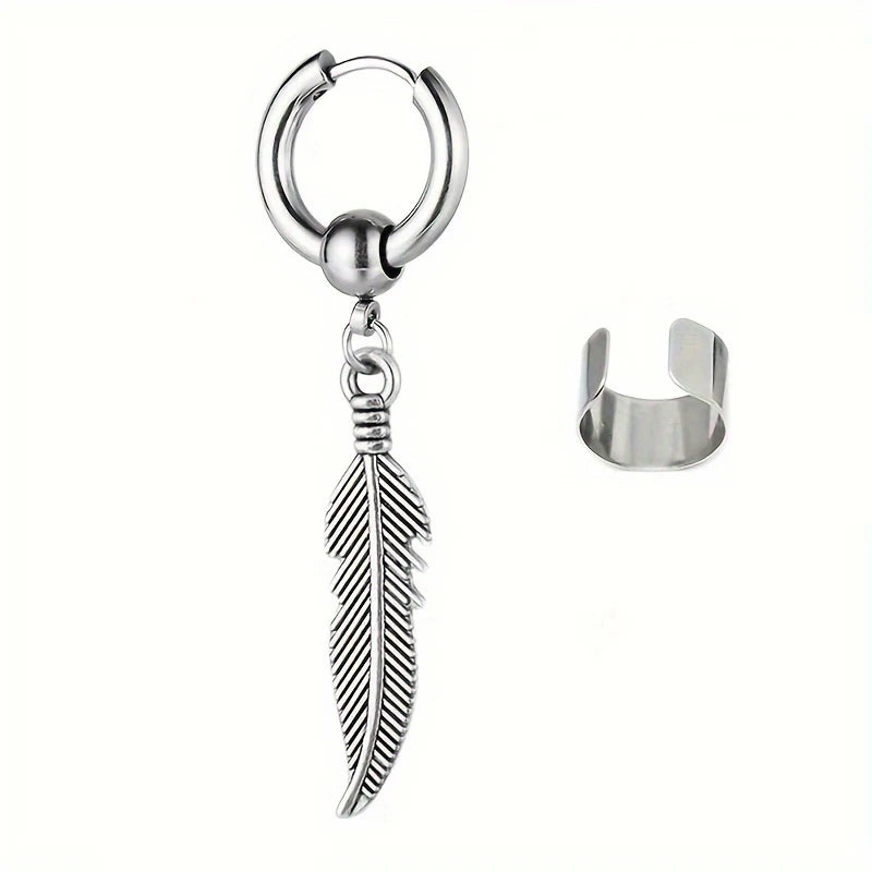 Stainless Steel Clip Earrings for Women High Quality Creative Simple C Non-Piercing Ear Clip Cuff Ear Buckle Trend Jewelry Gift