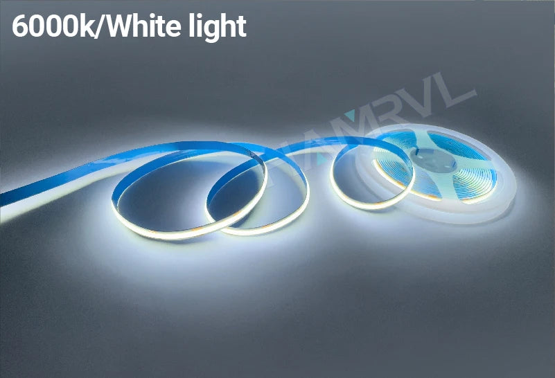 320LEDS/M DC12V COB LED Strip Lights 2M 3M 5M High Density FOB Flexible Diode Tape Light Linear Dimmable 12 Volt Home Decoration