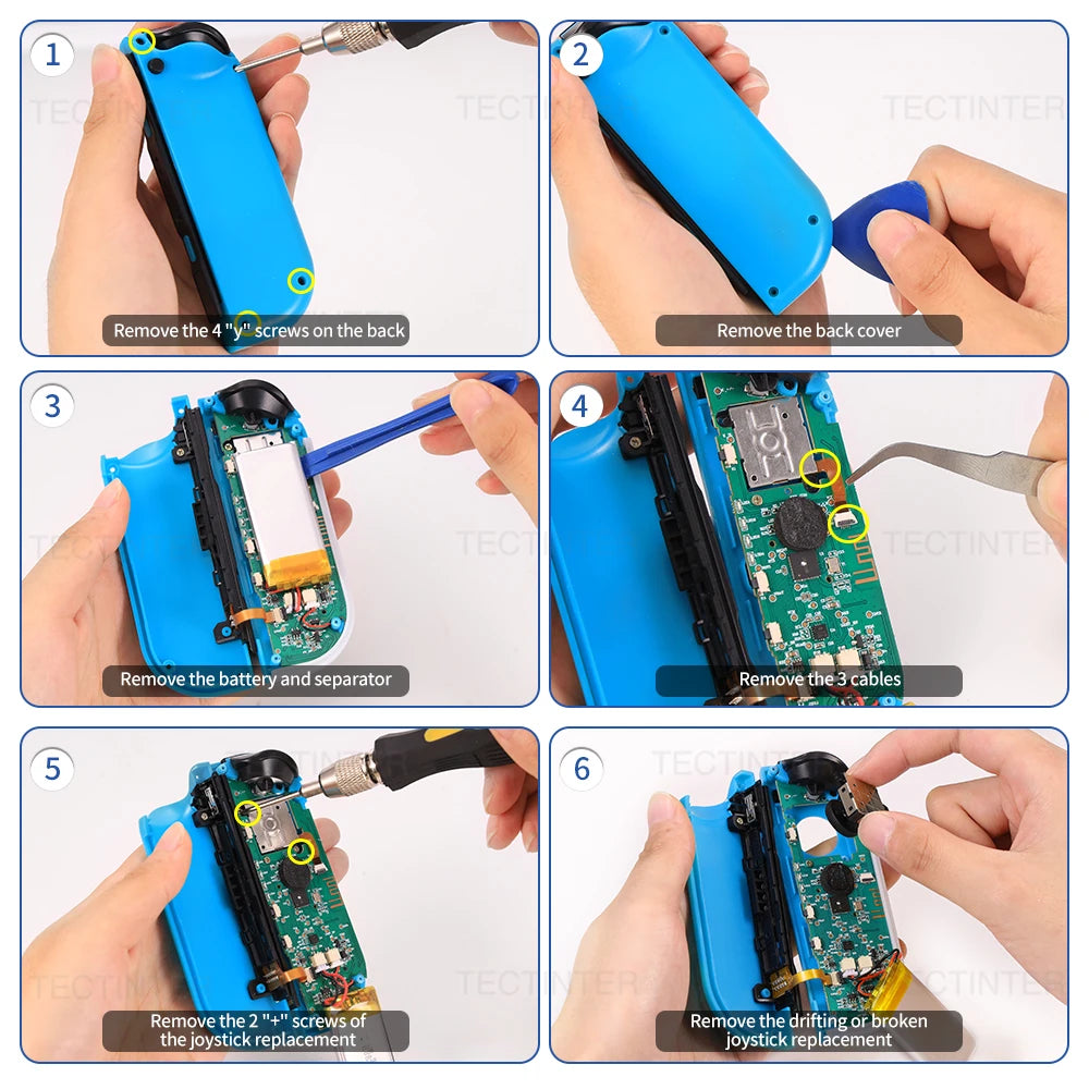 Hall Effect Replacement Joystick for NS Switch/Lite/OLED Joycon Controller Gamepad Thumb Stick Analog Repair Parts Accessories