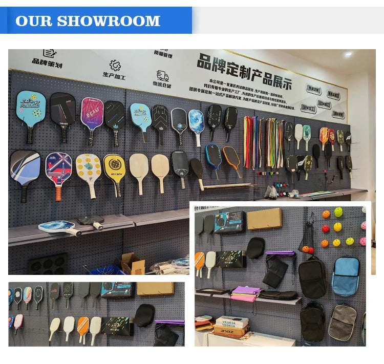 Boomstik clone widebody Elongated EVA Power Surrounding Foam  Epp Core Carbon Fiber Pickleball Paddle