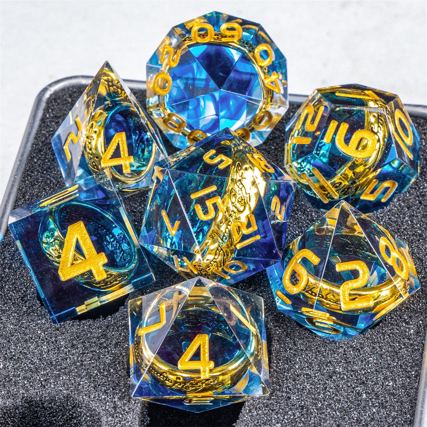 Include One Rings Dice Set, Lord of Dice Polyhedral Dice Set, The Ring Dice,  d d dice