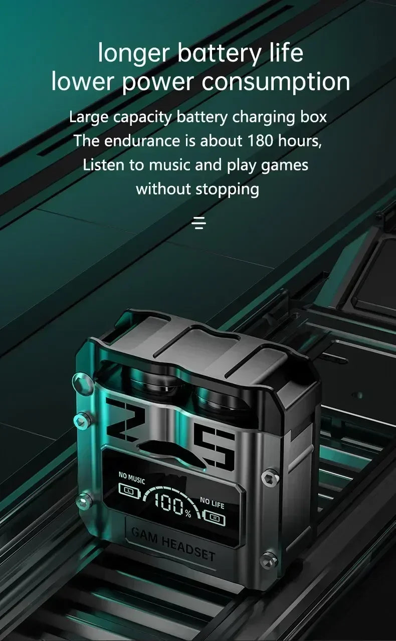 TWS Wireless Headphones Earphones Bluetooth Touch Control Noise Reduction Stereo Waterproof Earbuds Headsets