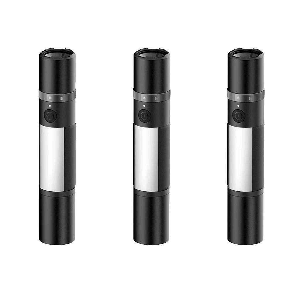 New Xiaomi Mijia Multi Function Flashlight Zoomable Ultra Bright Torch Window Breaker Safety Belt Cutter Car Emergency Light LED