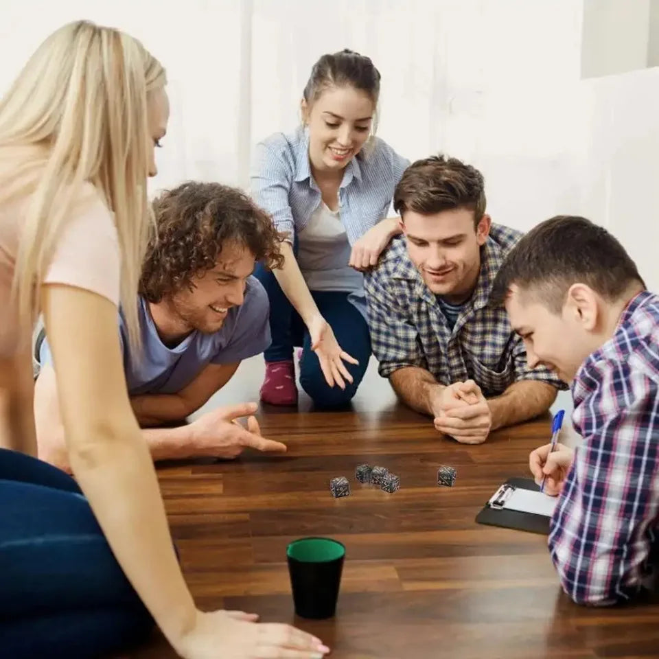 10pcs 1.6cm/0.63-inch dice counter with positive+1/+1 and negative -1/-1 dual color positive and negative dice