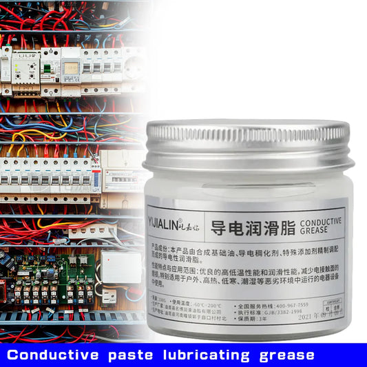 100g Electric Contact Grease Conductive Paste Electricity Compound Grease for Low Resistance Value  for Household Appliances