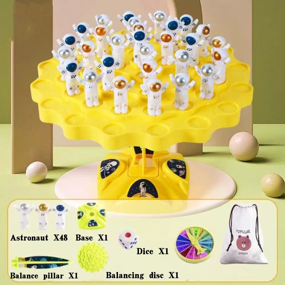 1pc Astronaut Balance Tree Family Entertainment Toy Interaction Game Party Toy Battle Game Balancing Board Game