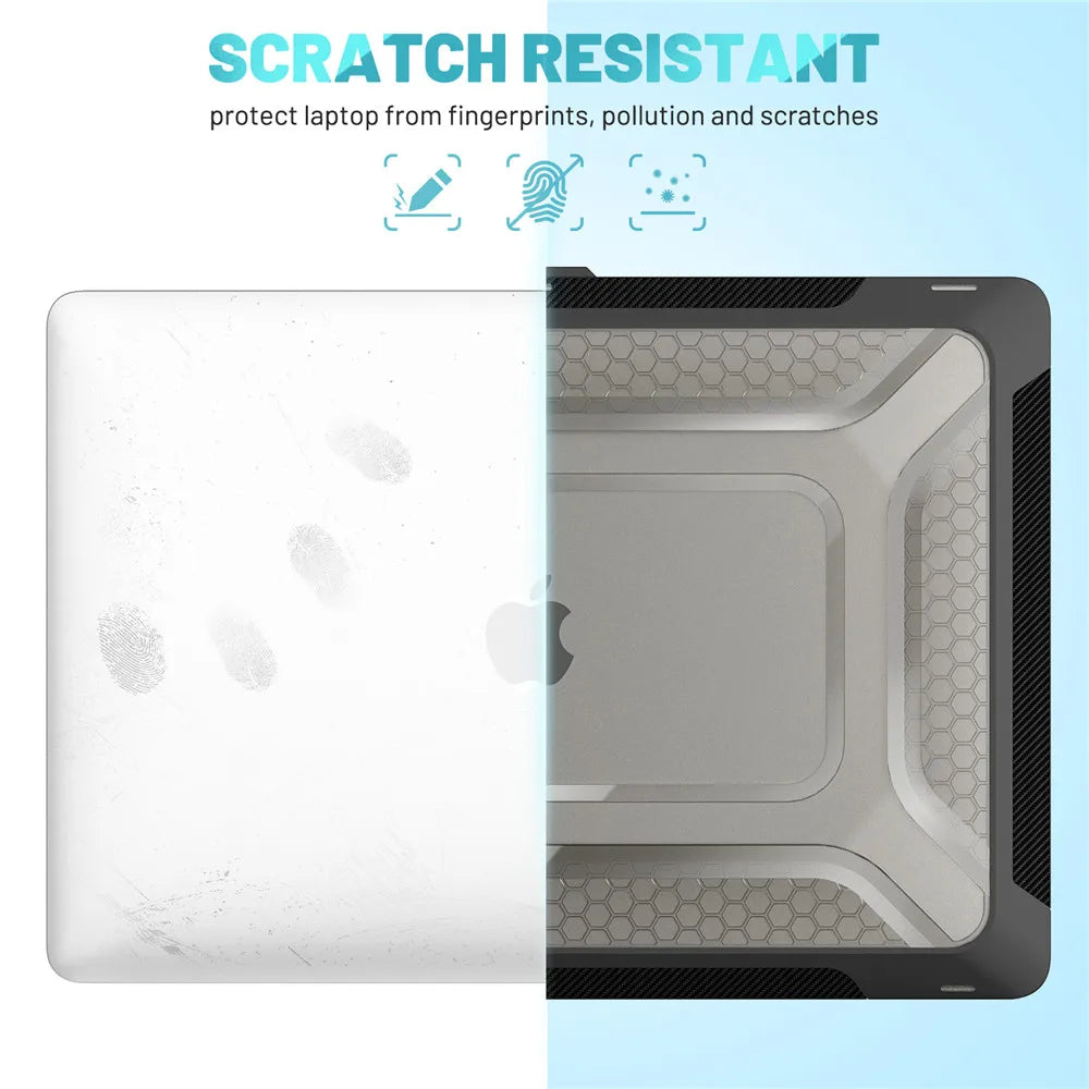 2025 New Laptop Case For Macbook Pro 14 Case M4 For Macbook Air M2 13.6 15 Case Mac Book M1 M3 Chip Pro 16 13 Cover Accessories