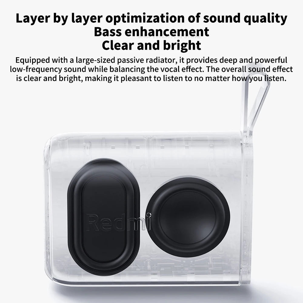 Xiaomi Redmi Portable Bluetooth Speaker Outdoor IP67 Stereo Powerful Sound  Box BT5.3 RGB Dual Pairing TWS Connectivity Colorful