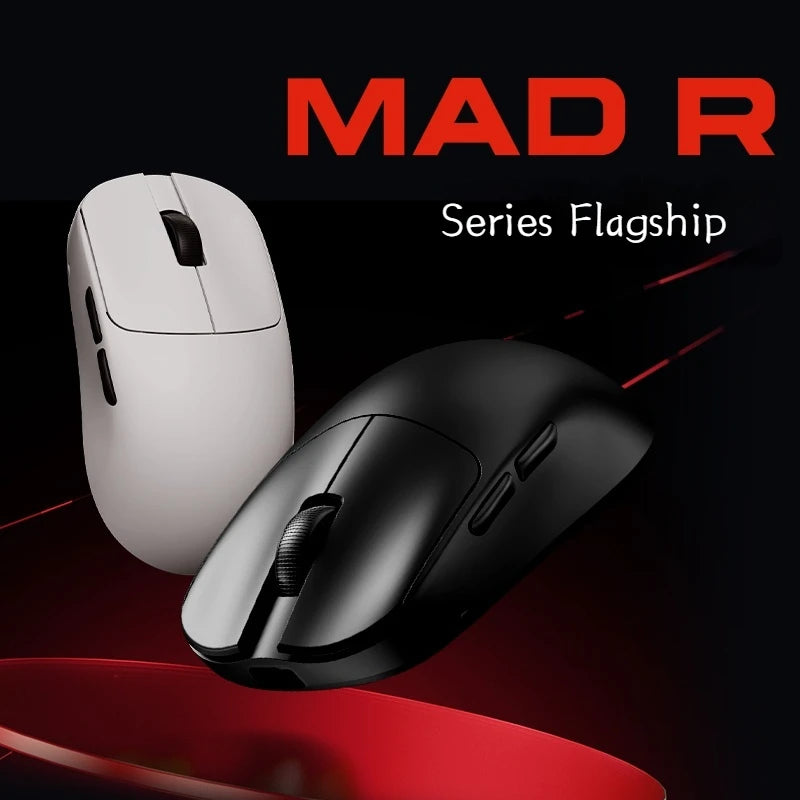VXE MAD R Series Mouse Ultra Lightweight Wireless Mouse Ergonomic Gaming Dual-Mode E-Sports Mouse Paw3395 Office Accessories