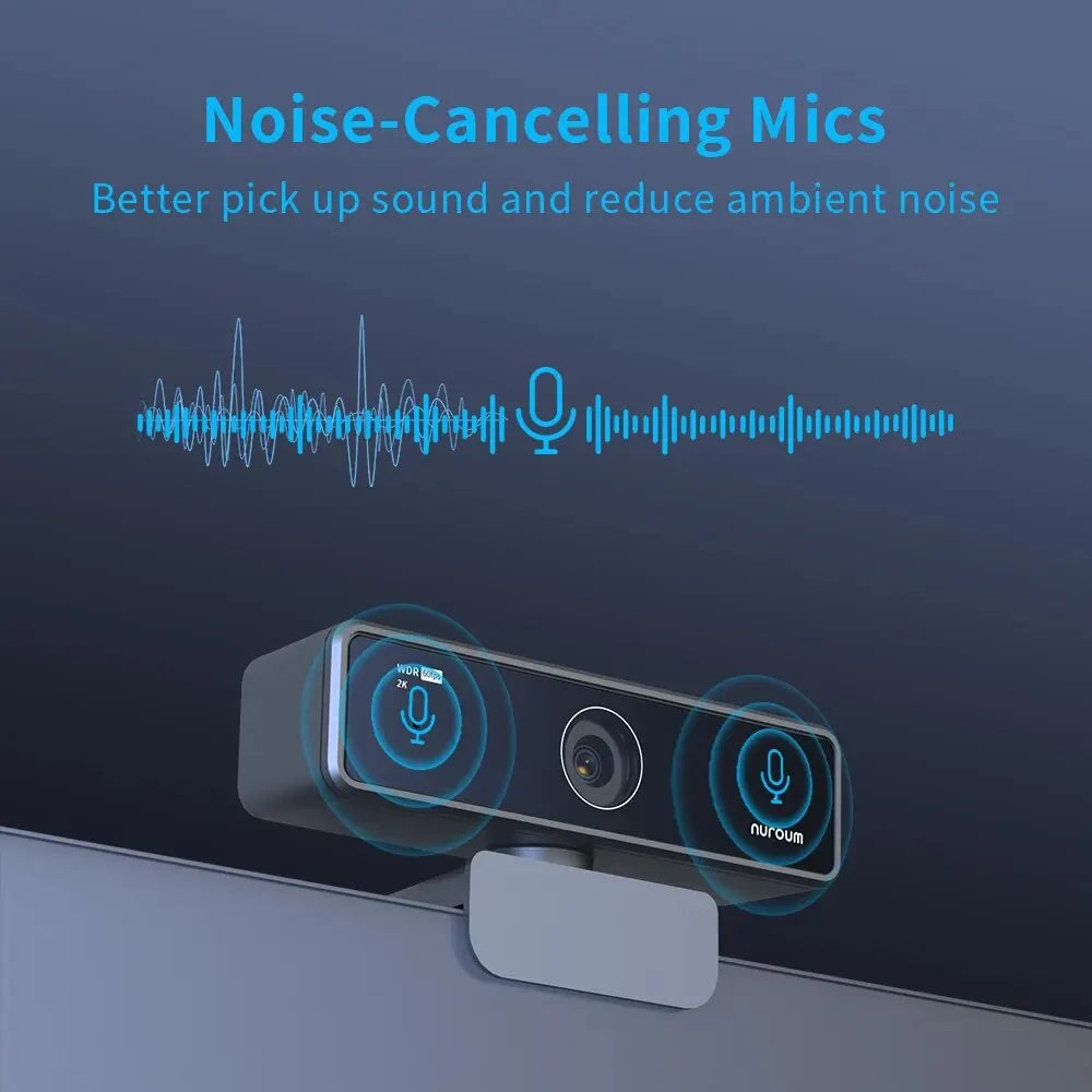 NUROUM V11 Webcam 1080p 60fps Mini Web Computer Camera Webcam For PC With Dual Microphone 1440P 30fps FHD 2K Usb Video Camera
