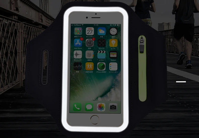 Fitness Arm Bag Zipper Head Mobile Phone Earphone Storage Bag for iPhone 16 15 14 13 Samsung Xiaomi AirPods Running Accessories