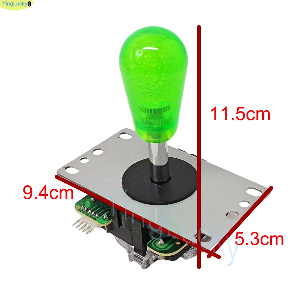 2 Player DIY Arcade Game Kit for PC Raspberry Pi with LED Push Buttons American Style Joystick USB Encoder Cables Mame Jamma