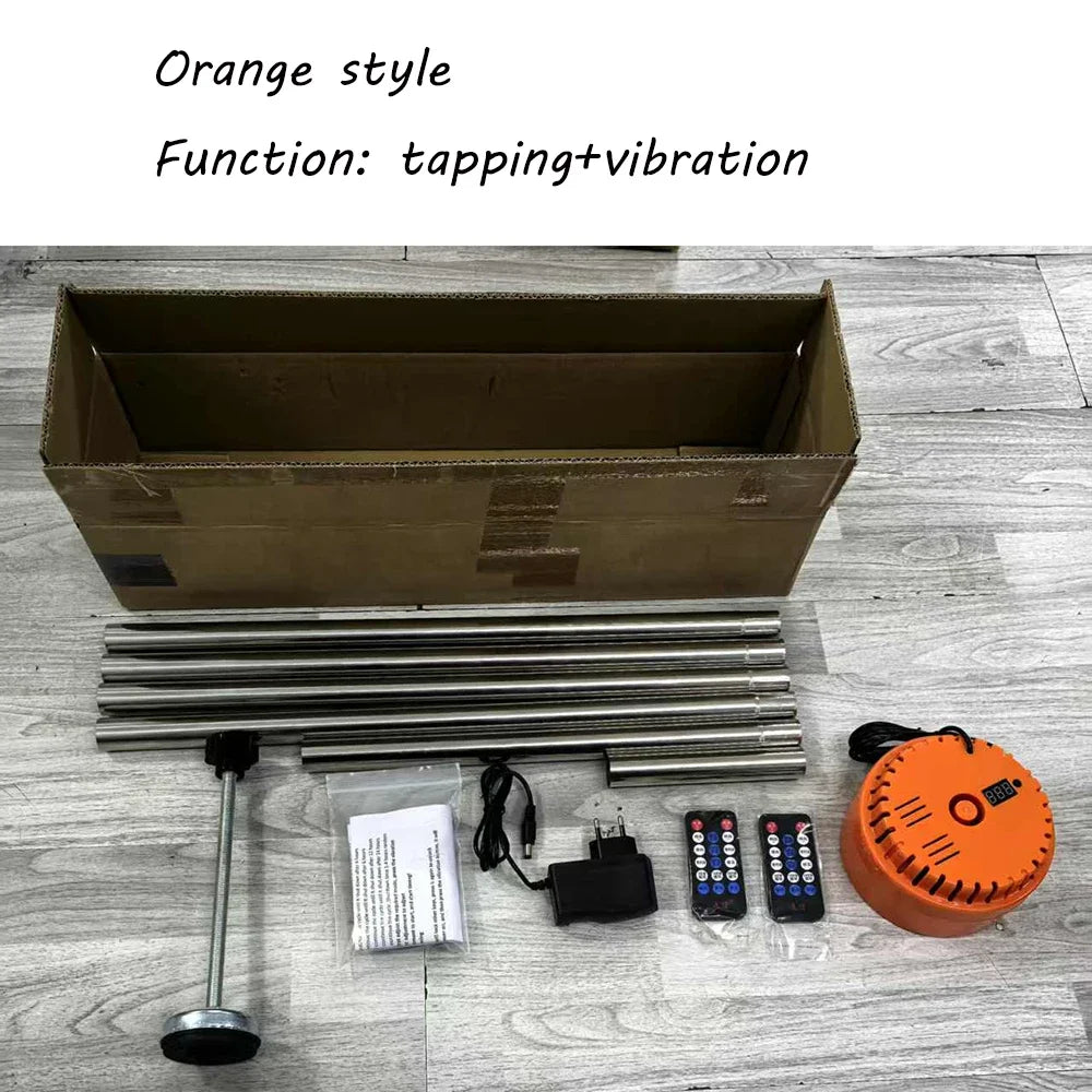 Reduce/Decrease/Cut Down Neighbor Upstairs Noise Machine Noise Deadener Muffler Strike Back Tool ﻿Orange tapping+vibration