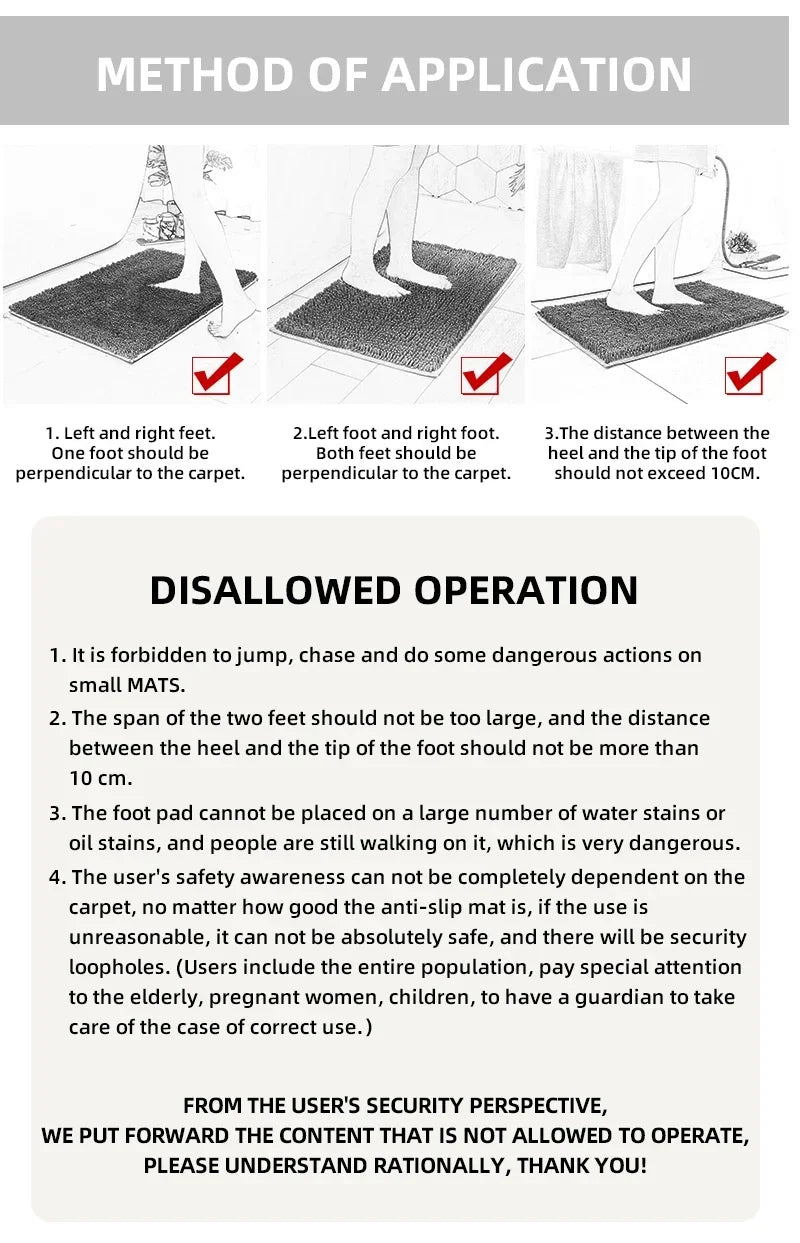 2PCS Soft Comfortable Thick Plush Floor Mat,Bathroom Floor Rug,Bedroom Carpet,Living Room Mat,Water Absorption Anti-Slip