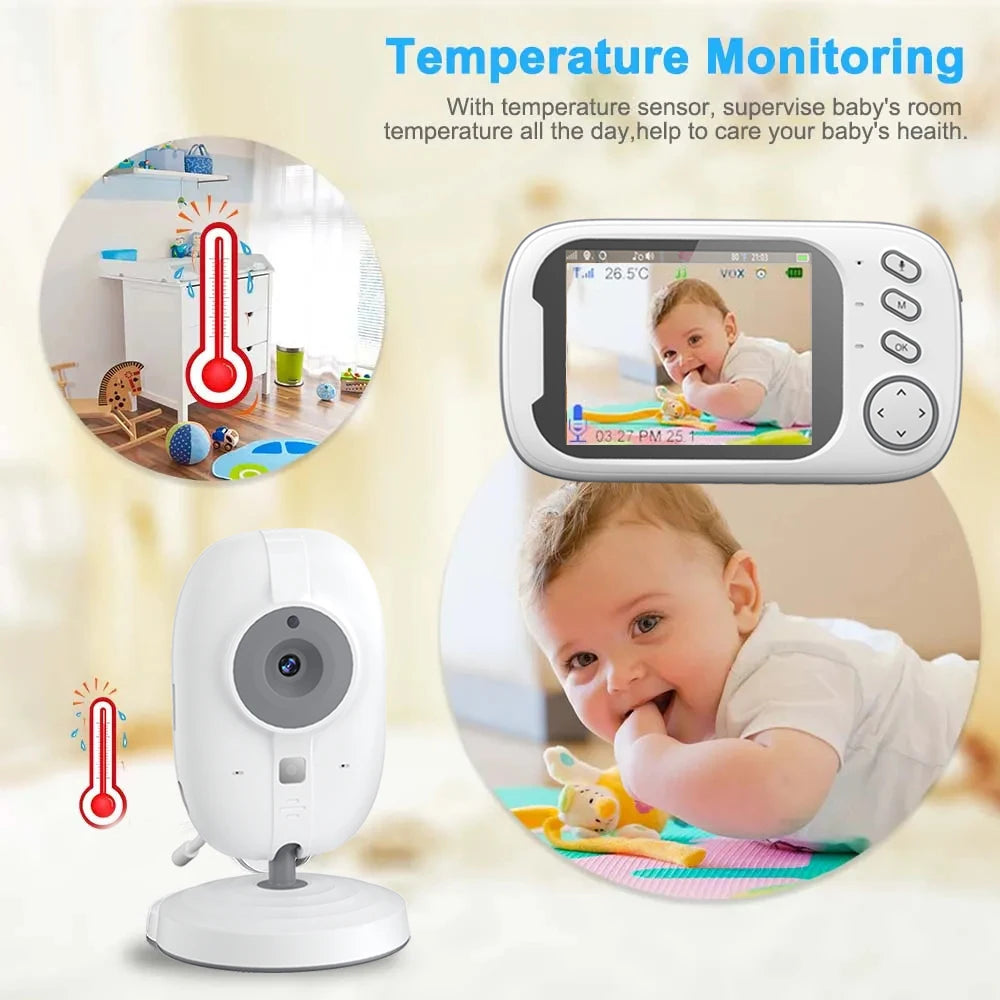 3.5 Inch Better Than VB603 Baby Monitor With Camera  LCD Electronic Babysitter Wireless 2 Way Audio Talk Video Baby Nanny Radio