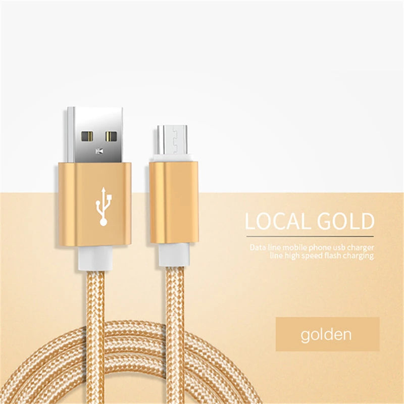 Type C USB Fast Charging Cable for Samsung S23 A55 A35 Xiaomi Redmi Note 13 POCO X5 Huawei Nova 11 Realme iQOO Braided Cable 3m