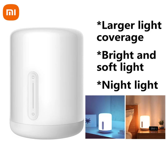 Original Xiaomi Mijia Bedside Lamp 2 Smart Table LED Night Light MJCTD02YL 12V-1A