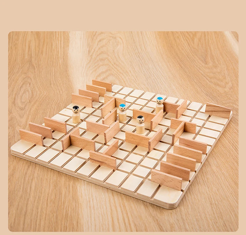 Children Logical Thinking Games Wooden Chess Toys Parent-Child Interactive Board Games Educational Toys For Kids Brain Training