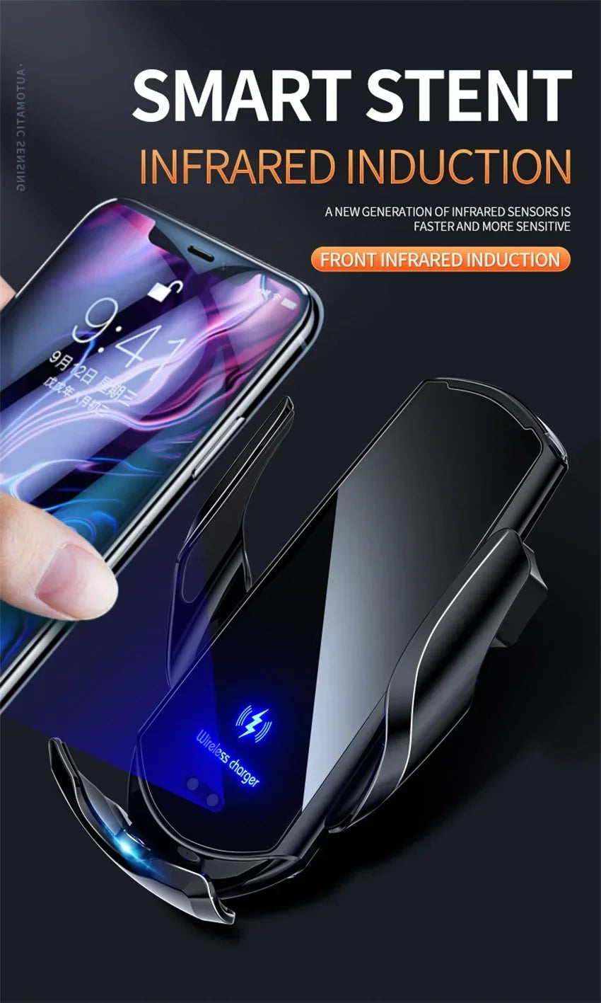 30W Wireless Car Charger Magnetic Car Phone Holder For iPhone 16-12 Pro Max Xiaomi Samsung Fast Charging Wireless Chargers