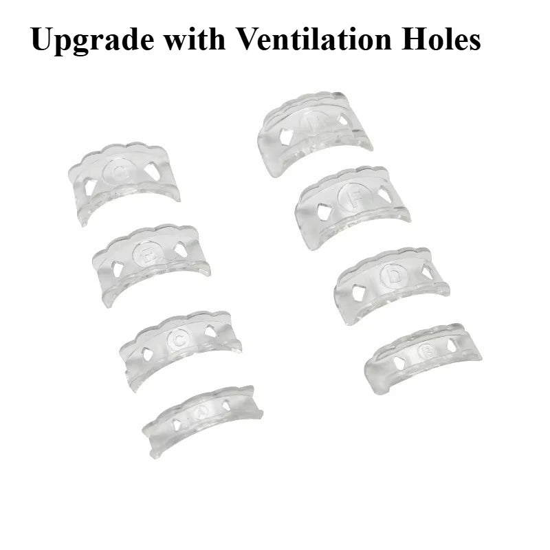 8 Sizes Silicone Invisible Clear Ring Sizer Anti-Loss Proof Invisible Ring Holder Retainer Shrinker for Large Rings