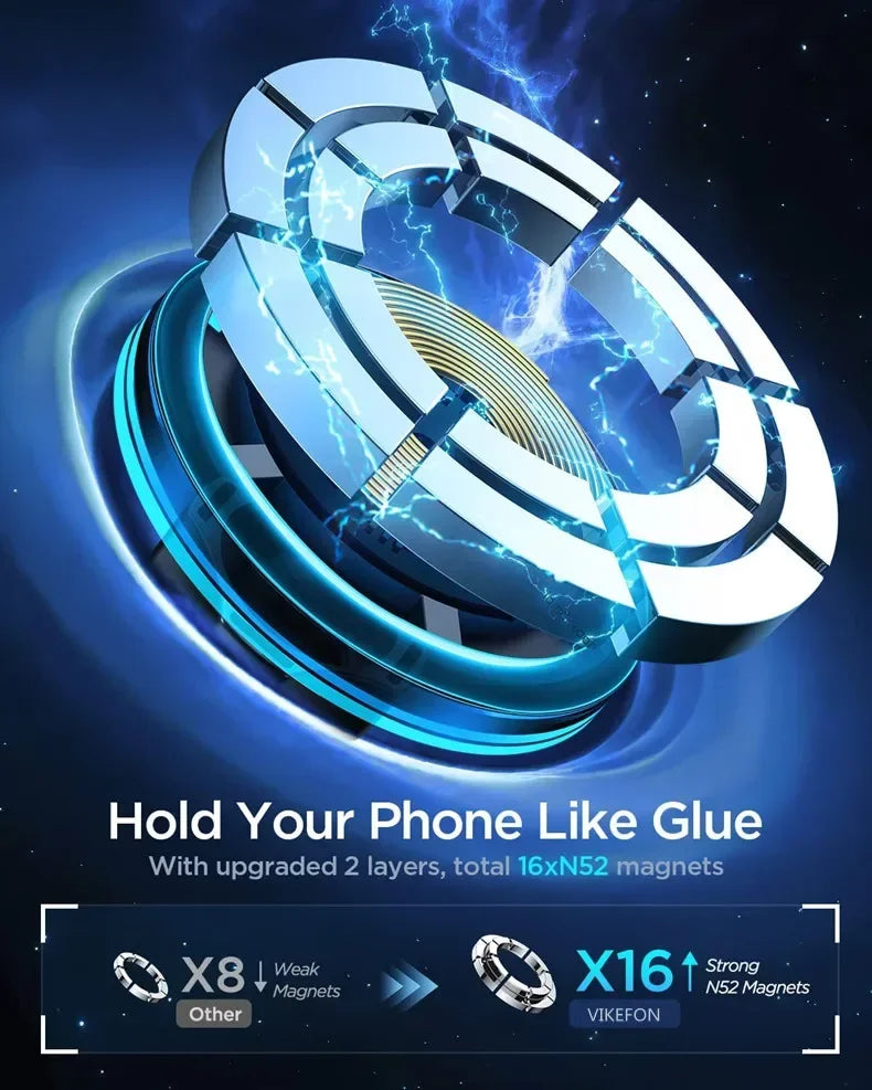 30W Car Magnetic Wireless Charger Phone Holder Stand for iPhone 15 14 13 12 Pro Max Samsung Car Mount Fast Charging Dock Station